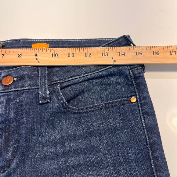 Anthropologie Pilcro and the Letterpress Blue Mid-Rise Flare Jeans Size 28 - Picture 6 of 8